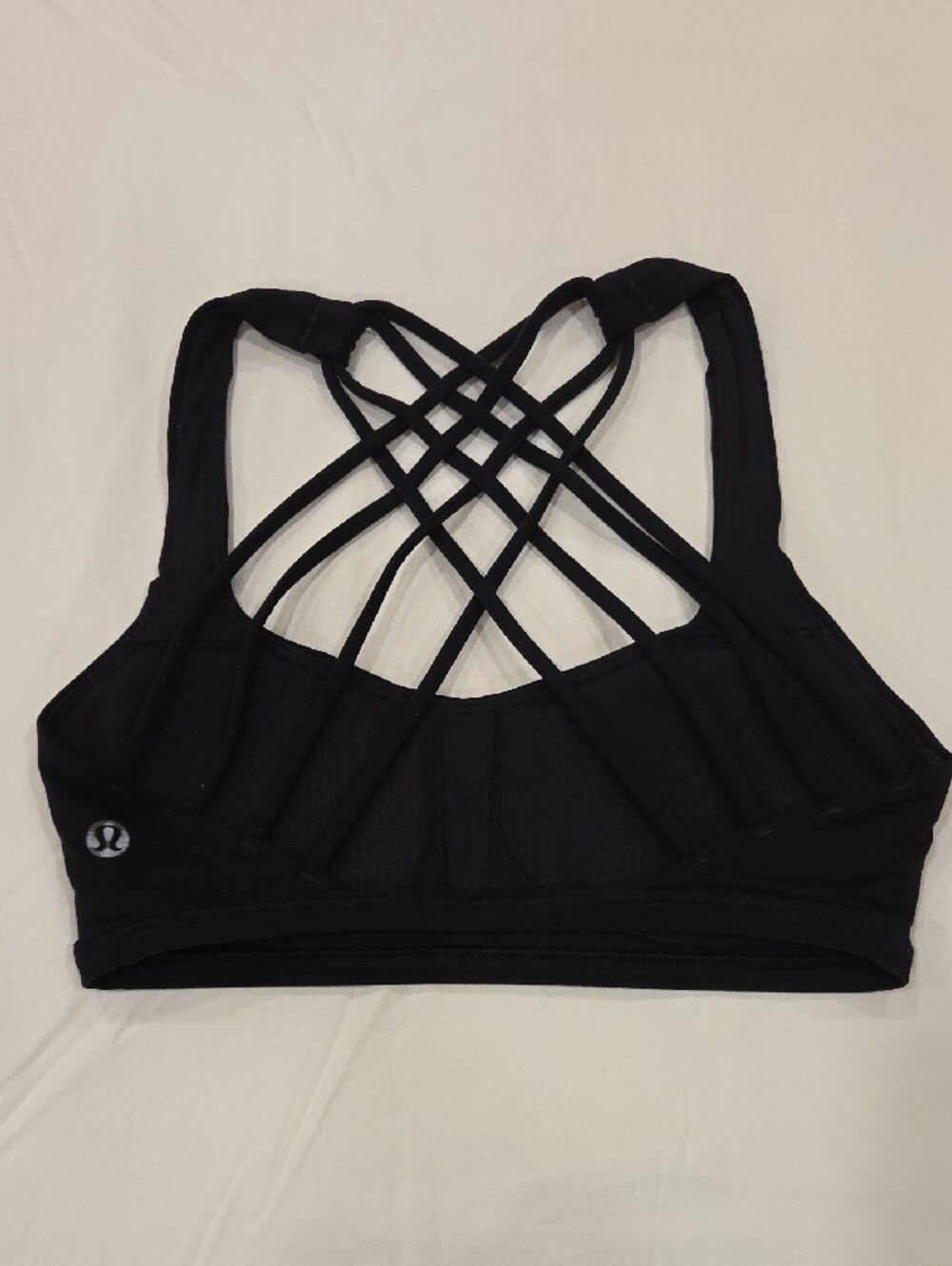 Lululemon Free to Be Black Sport Bra, Size 2 - Picture 2 of 5